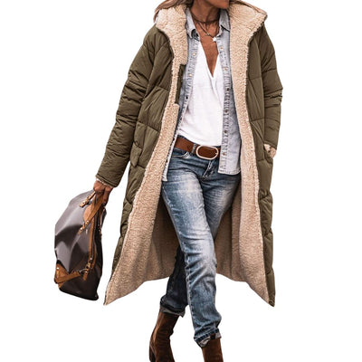 Fairford | Kétrétegű, gyapjúbéléses pufi kabát