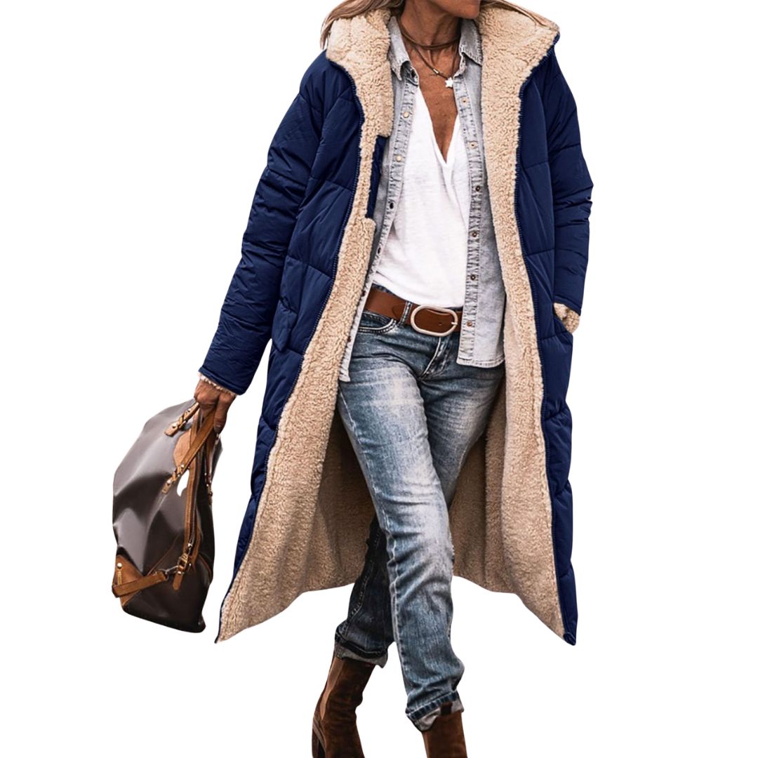 Fairford | Kétrétegű, gyapjúbéléses pufi kabát