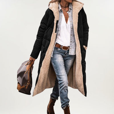 Fairford | Kétrétegű, gyapjúbéléses pufi kabát